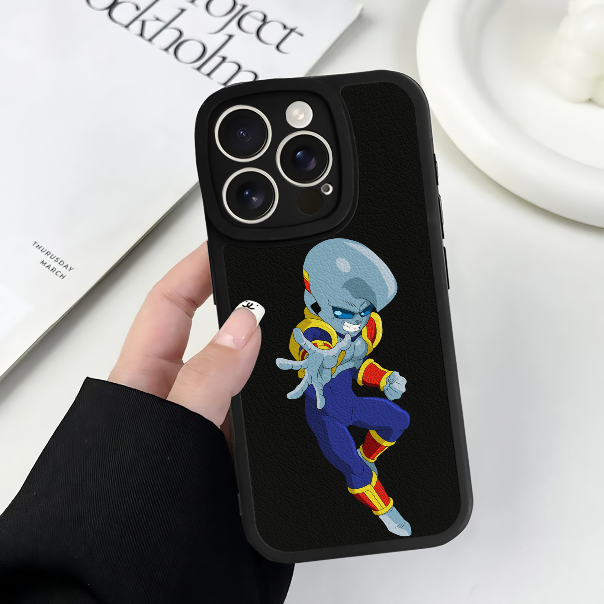 （画像用） ドラゴンボール DRAGON BALL 【iPhone 16シリーズ対応】シリコンスマホケース（レザー調） 材質：シリコン